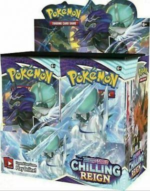 shly מוצרים לילדים בזול Pokemon Chilling Reign Booster Box - Brand New and Sealed! Ships Now!